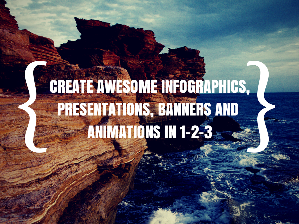 Create Awesome Infographics, Presentations, Banners, Animations in 1-2-3