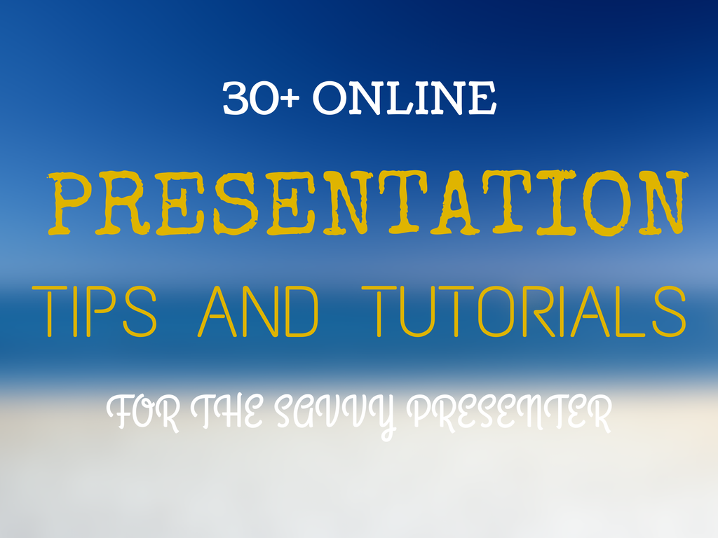 Presentation tips